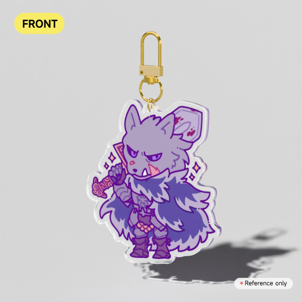 Elden Ring Blaidd Acrylic Keychain