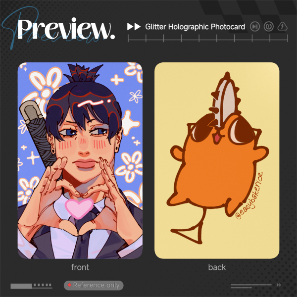 Aki Hayakawa Glitter Photocard