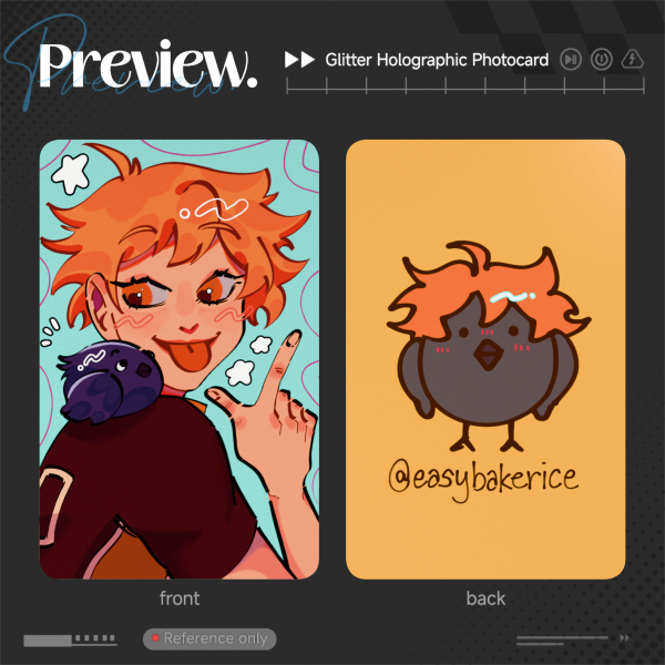 Hinata Shouyou Glitter Photocard