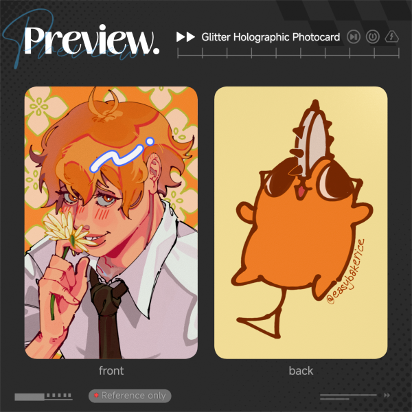 Denji Glitter Photocard