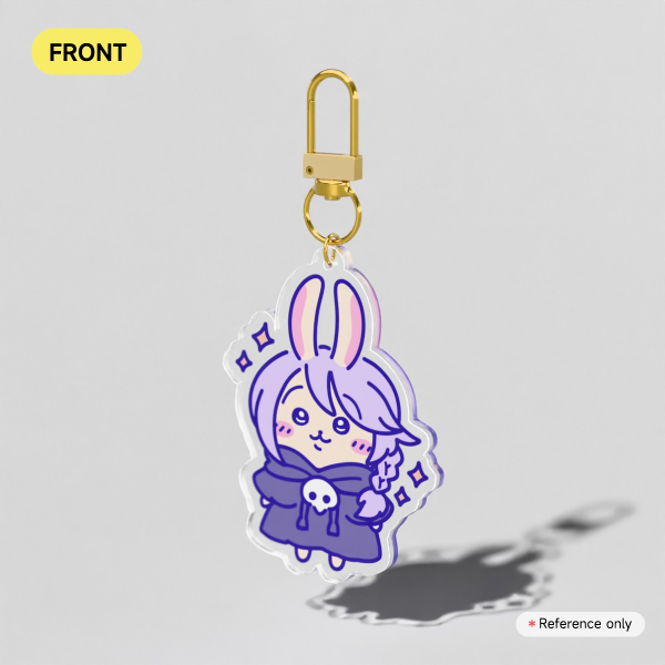 Chiikawa x FFXIV - Hythlodaeus Acrylic Keychain