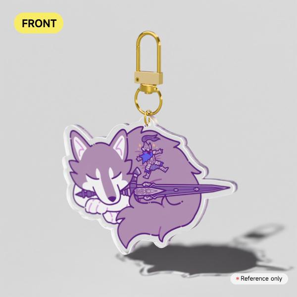 Dark Souls Sif & Artorias Acrylic Keychain