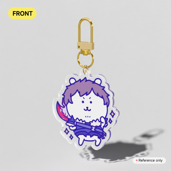 Nagano x FFXIV - Joke Bear Acrylic Keychain