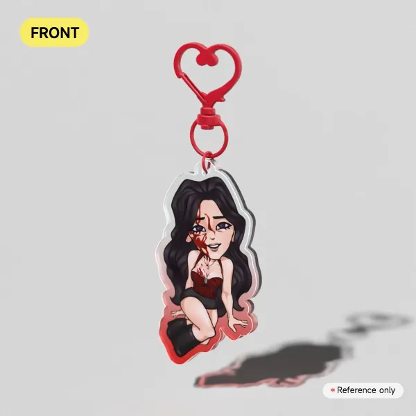 "Freaky Nikki" Acrylic Keychain