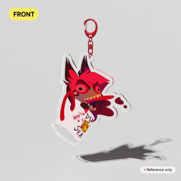 Alastor Duck Season Mug Keychain