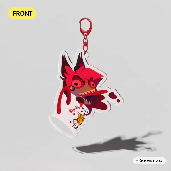 Alastor Duck Season Mug Keychain