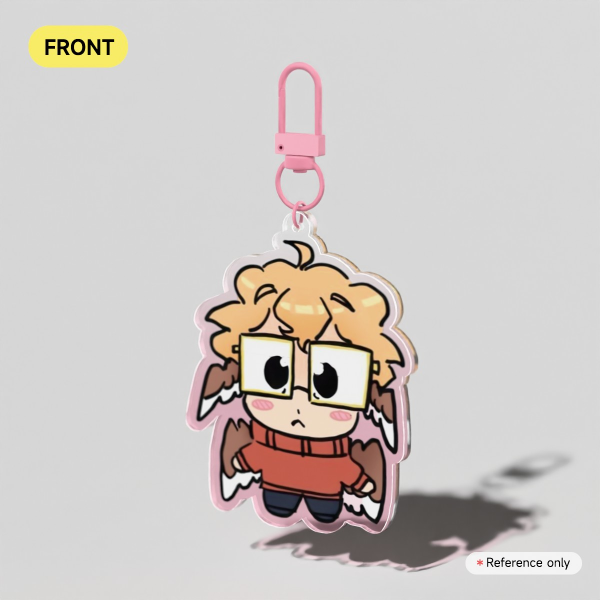 Builder Glasses Grian Keychain