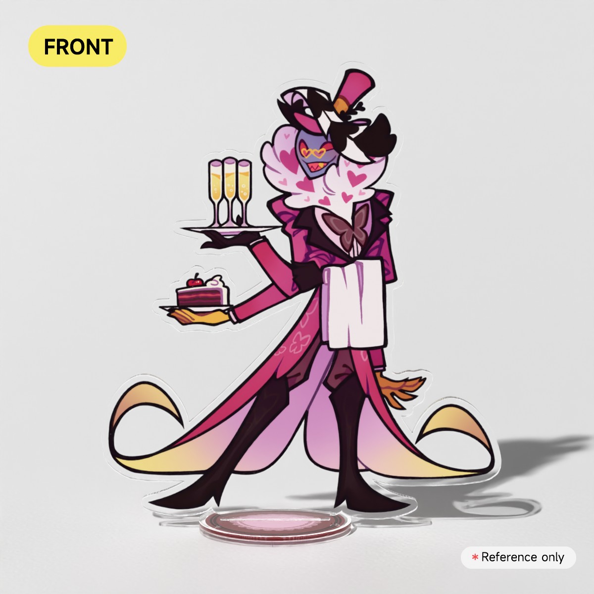 Valentino Clear Standee || Maid Cafe Hell-a-Collab