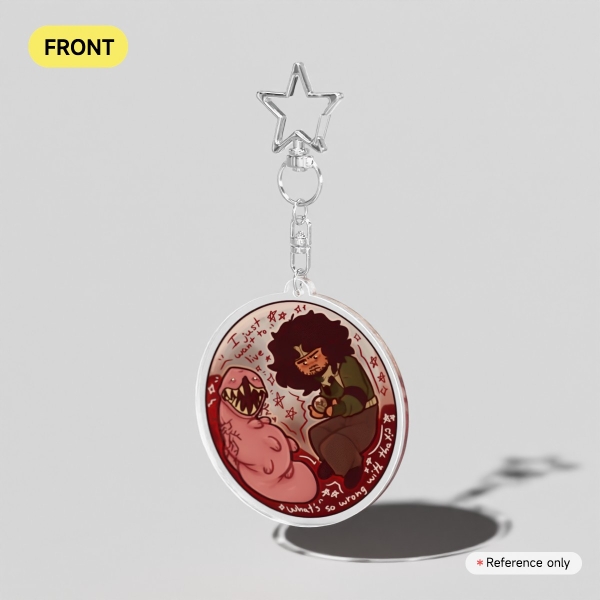 I Just Want To Live Iron Lung Keychain