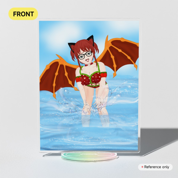 Choco Splash Clear Acrylic Standees