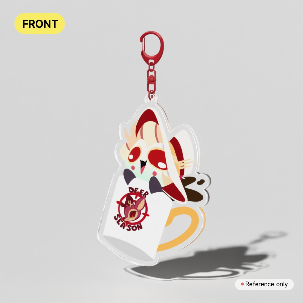 Lucifer Deer Season Mug Keychain