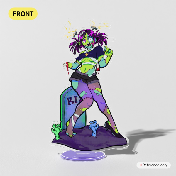 Zombie Acrylic Standee - Monster Girl Mayhem Series