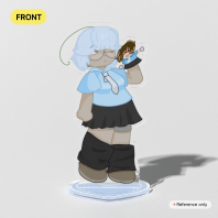 Vallei and Miss Coco Acrylic Standee