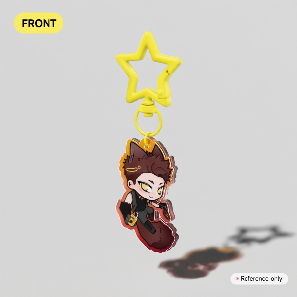 Love and Deepspace Valko Colored Edge Acrylic Keychains