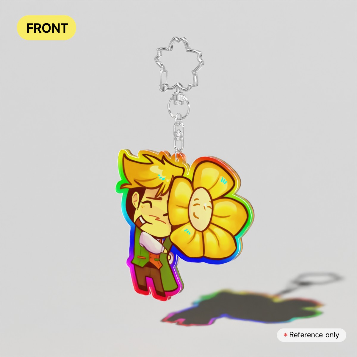 Flowery Chibi Keychain