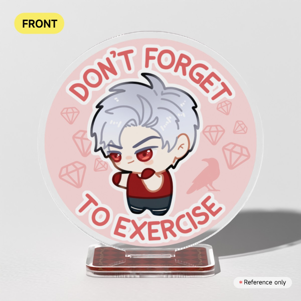 Love and Deepspace LADS Sylus Qin Che Small Mini Clear Acrylic Standees