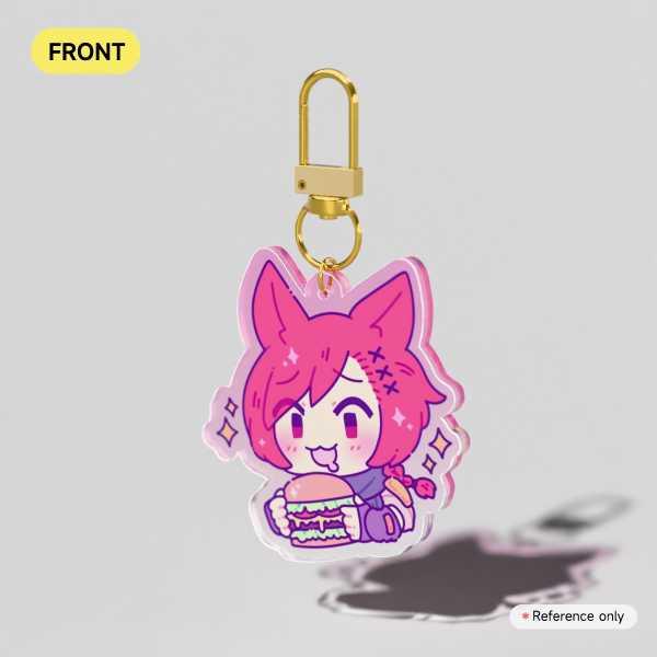 FFXIV G'raha Burger Acrylic Keychain