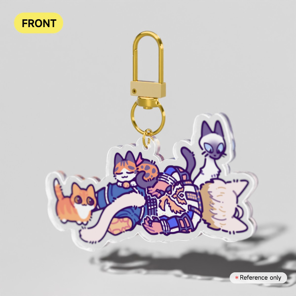 FFXIV Howling Blade Acrylic Keychain