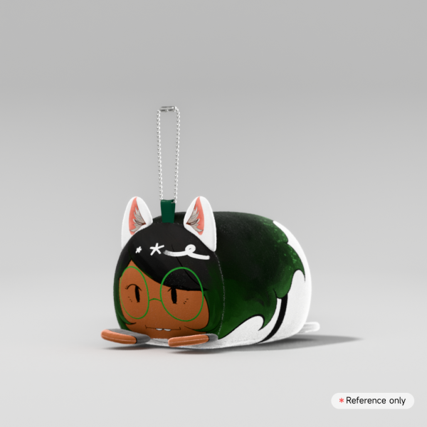Smaller Jade Harloaf Mochikororin Plush Keychain