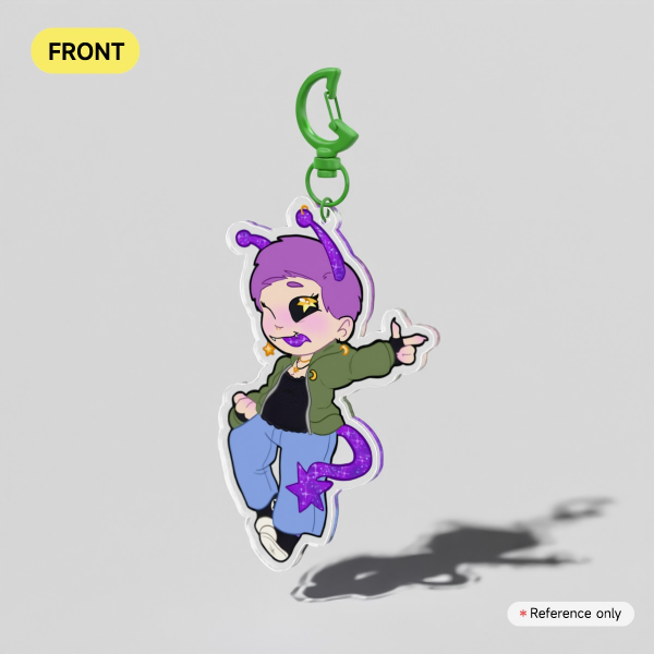 Cinnamon Acrylic Keychain