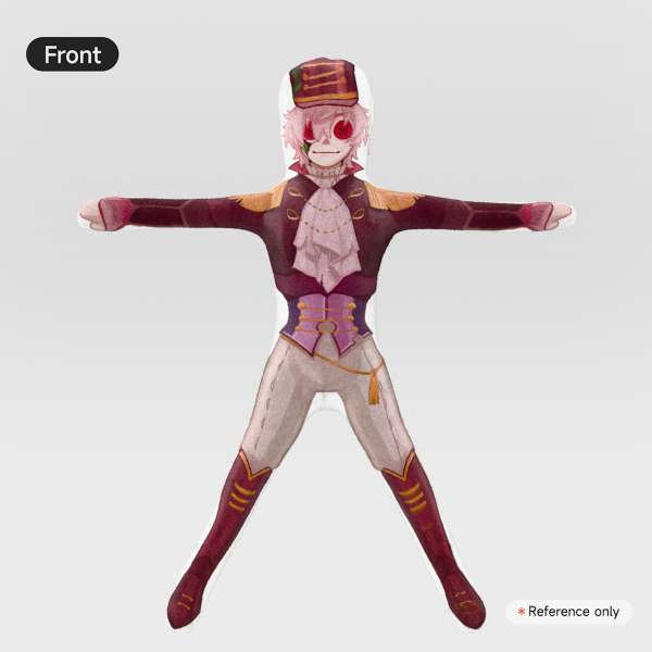 Poprcelain Guard Rat Jerky Doll