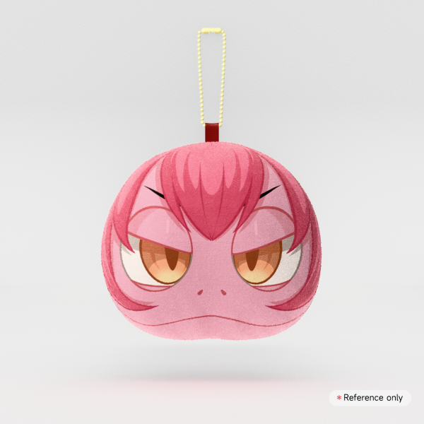 Gecko Fan Plush - Mochi Face Plush Keychain