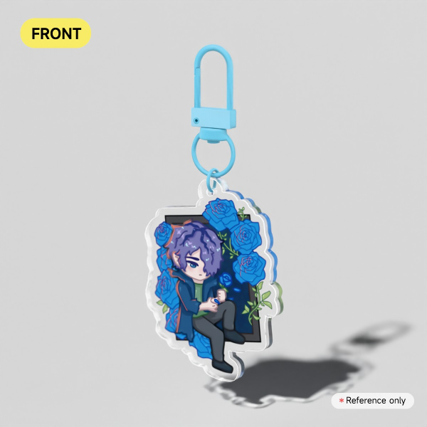 Garry from Ib Horror Japanese JRPGMaker Game Clear Acrylic Keychains