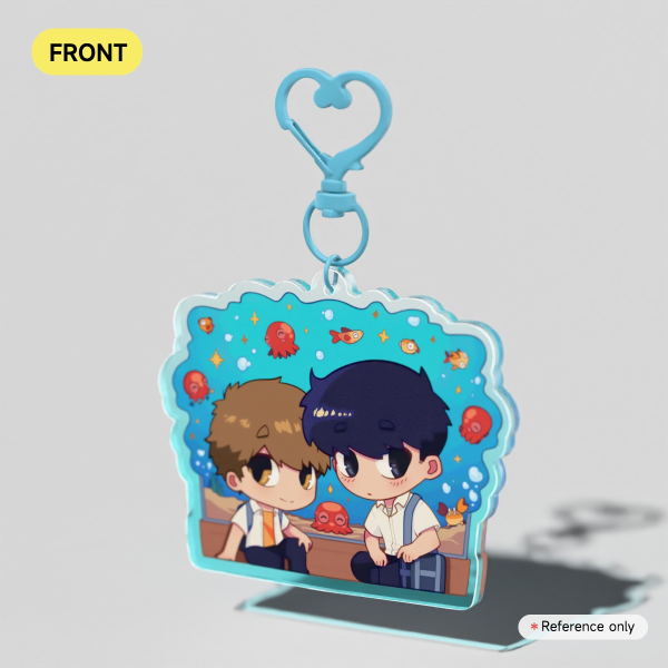 Go For It, Nakamura-kun! Colored Edge Acrylic Keychains