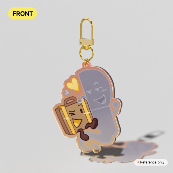 Knife & Suitcase (Knifecase) Acrylic Keychain