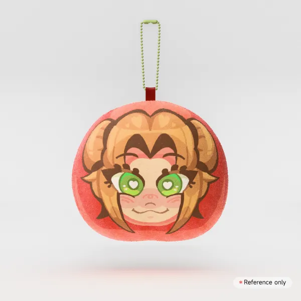 Melinks Apple Plush Keychain