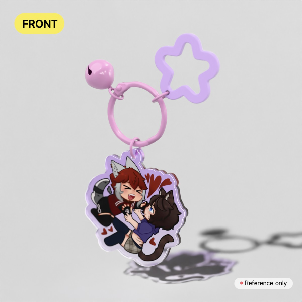 XarWren Chibi Colored Edge Acrylic Keychains