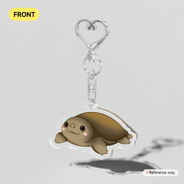 Snapping Turtle - Clear Acrylic Keychains