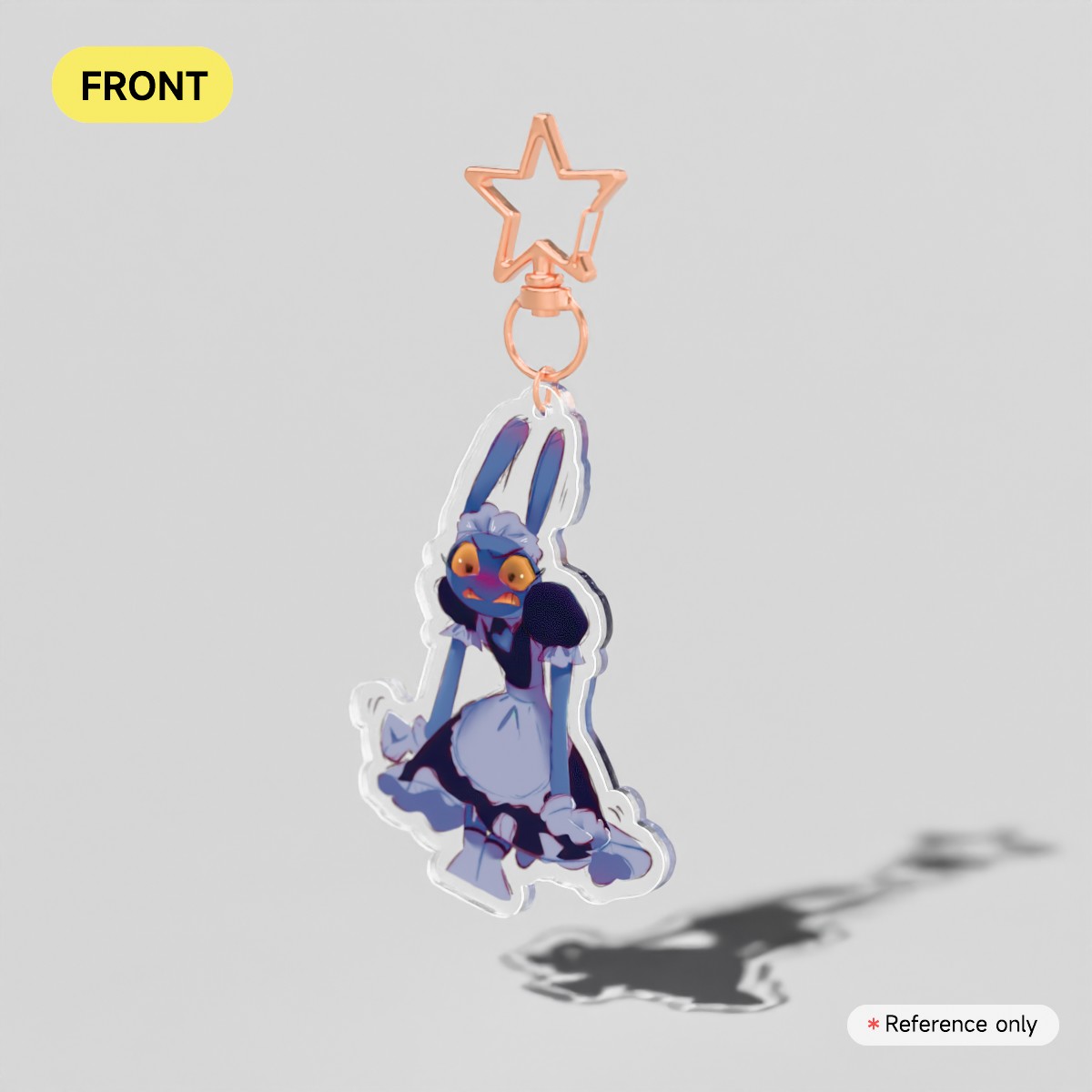 Jax Maid Clear Acrylic Keychains
