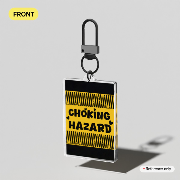 Choking Hazard Acrylic Keychains