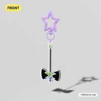 Confetti's Hammer Keychain