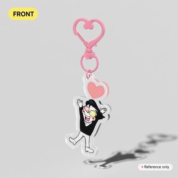 Lovey Dovey Spamton Acrylic Keychain