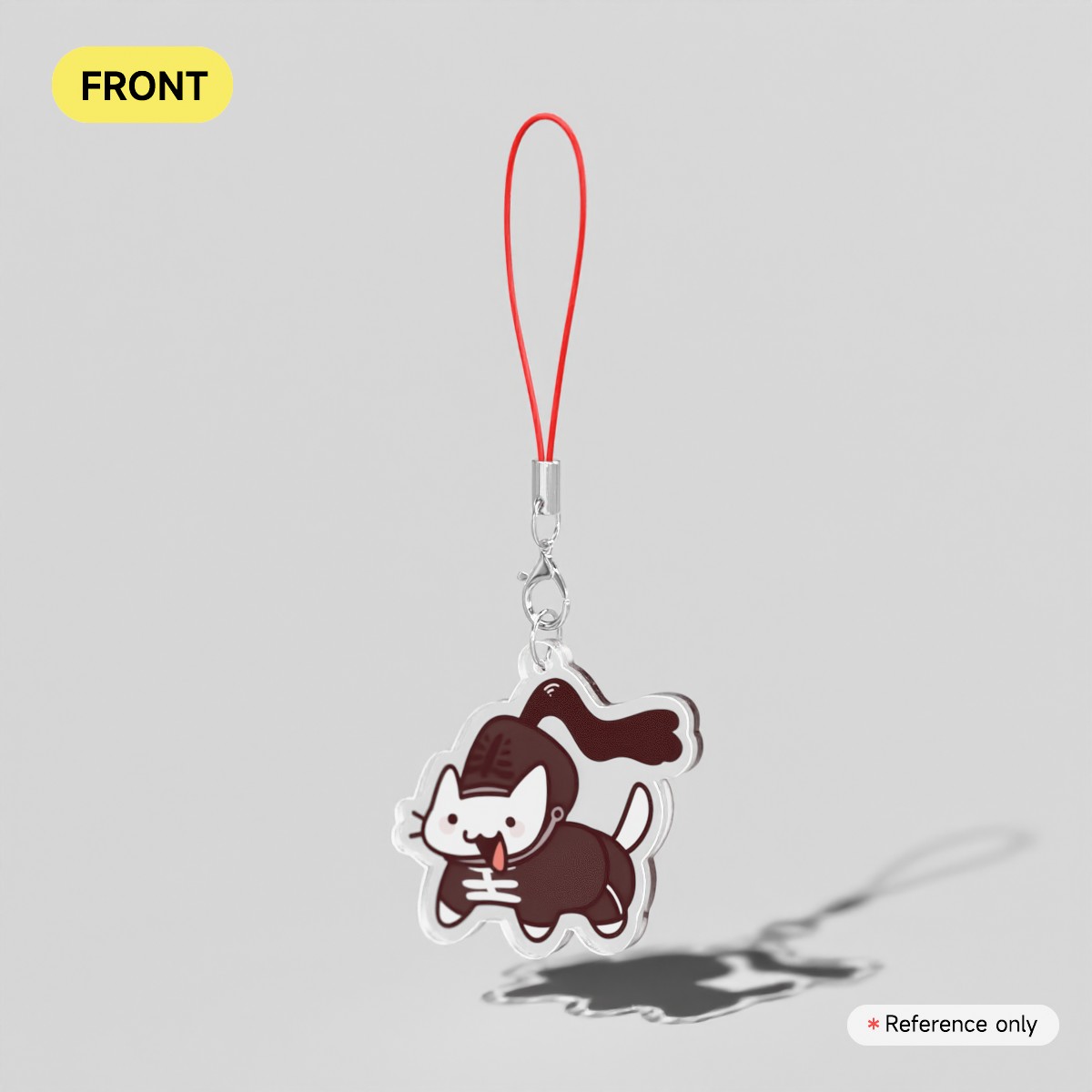 Black Parade Kitty Charm