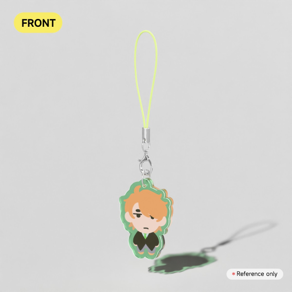 Damon Maitsu Clear Acrylic Phone Charm