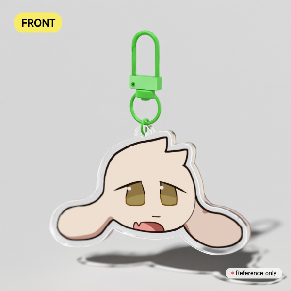 Squished Asriel Keychain