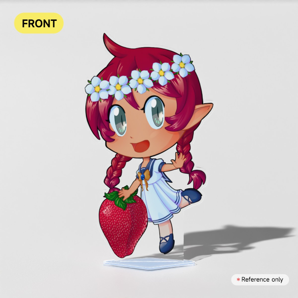 Azure's Summer Strawberries - Clear Acrylic Standees