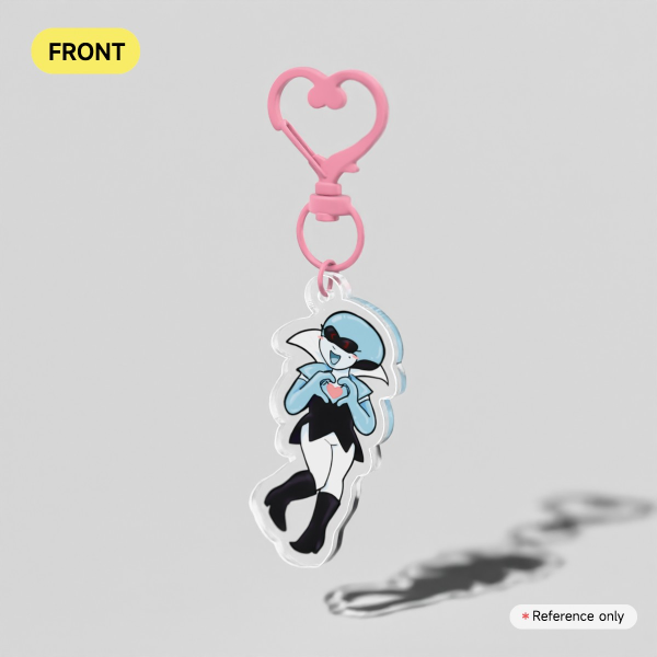 Lovey Dovey Queen Acrylic Keychain