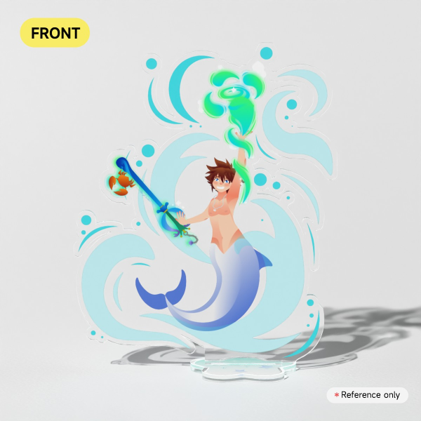 Keyblade Merman Clear Acrylic Standee