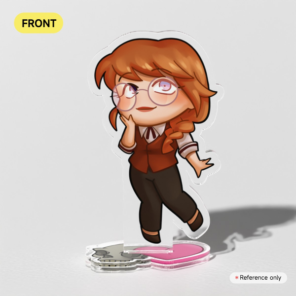 Chibi Fawn Double Sided Clear Acrylic Standee