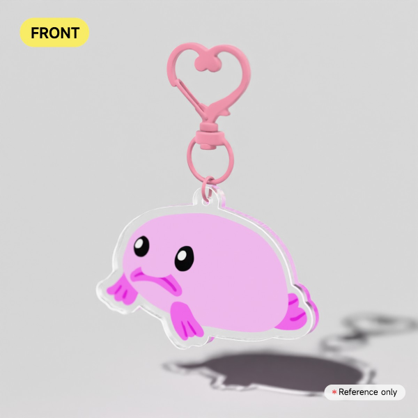 Blobfish keychain