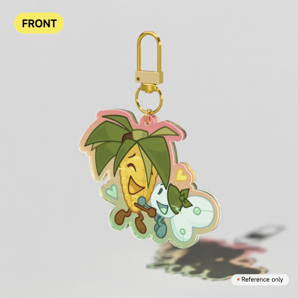 Poppy & Bot (Popbot) Acrylic Keychain