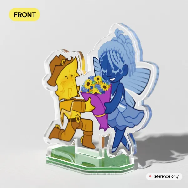 Blellow Bouquet Acrylic Standee