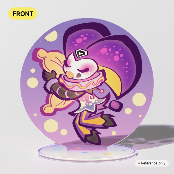 Sleepy Robofizzie - Clear Acrylic Standee