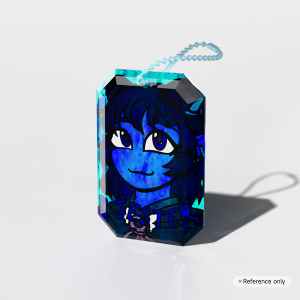Gemstone Keychain - Critical Role Jester
