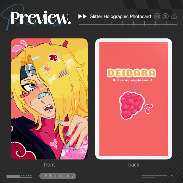 Deidara Sodabomb Photocard
