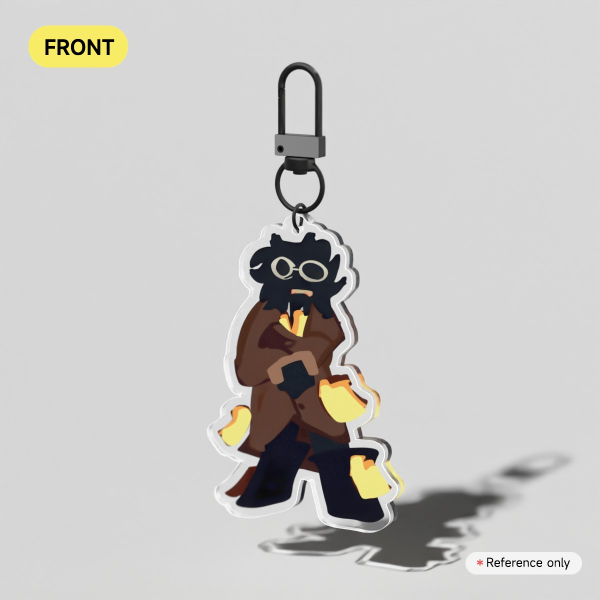 Bive Regretevator Clear Acrylic Keychain